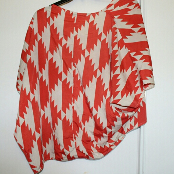 Orange/pink and white cardigan - Picture 2 of 2